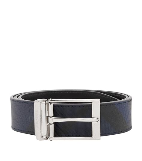 cappotto burberry london|Burberry Mack London Check Belt Navy/Black in Leather .